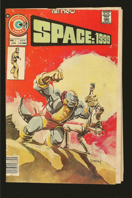 Charlton Comics Space 1999 Vol 2 No 2 January 1976 see condition note