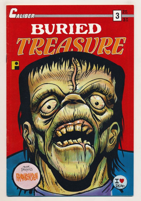 Buried Treasure (1986 Caliber) #1-4 VF/NM Complete series