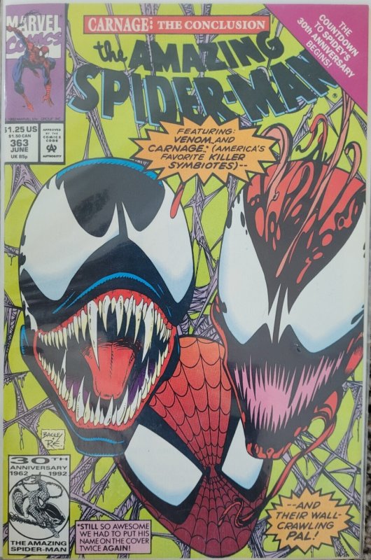 The Amazing Spider-Man #361 - 363: Full Carnage! Story Arc (1992)