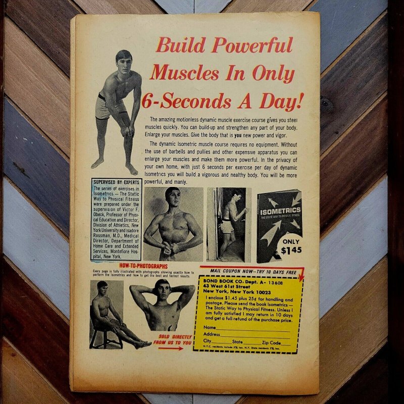 HERCULES #6 (Charlton 1968) GLANZMAN Cover Joe Gill Script HERCULES CHOICE