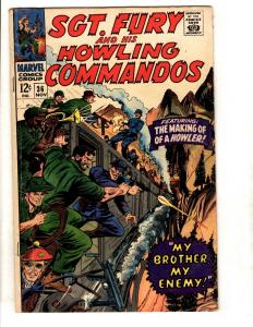 Sgt. Fury & His Howling Commandos # 36 FN Marvel Comic Book Nick Fury JL16