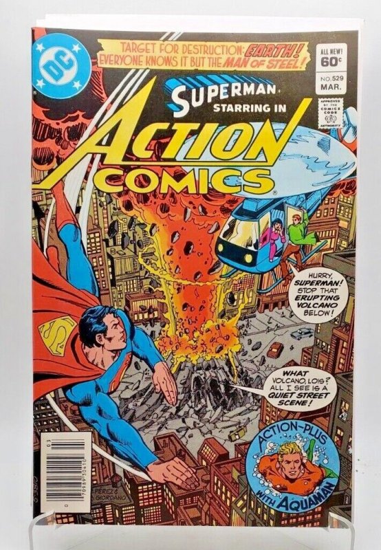 ACTION COMICS #529 (1982) (DC) NEWSSTAND NM+