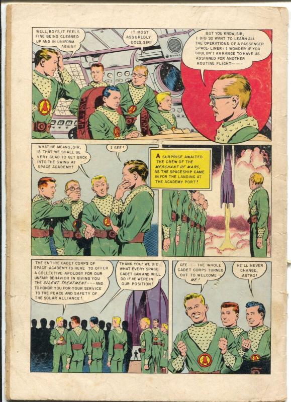 Tom Corbett Space Cadet-Four Color Comics #400 1952-Dell-McWilliams-TV Series-G
