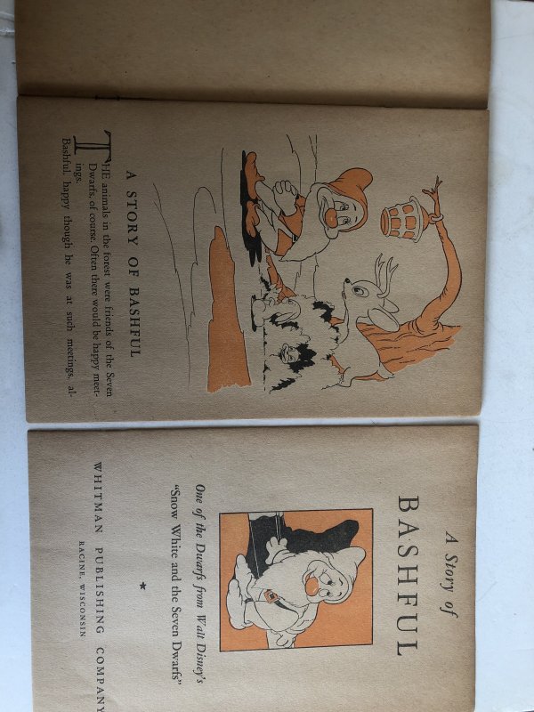 The Story of Bashful-VG, 1938.1 loose page,cvr has good color