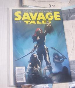 savage tales 1 dynamite red sonja sword+sorcery