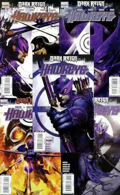 HAWKEYE DARK REIGN (2009) 1-5  vs Bullseye