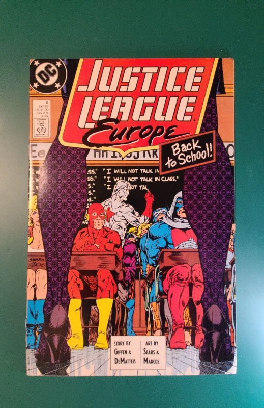 Justice League Europe #6 (1989) 1st App Crimson Fox