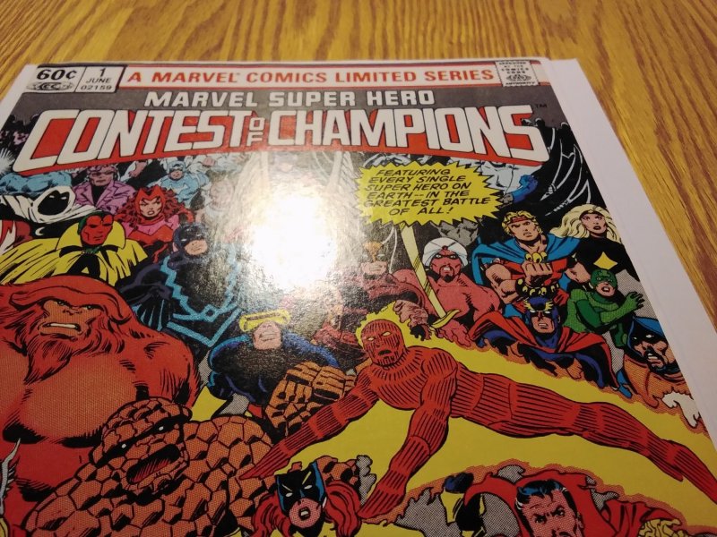 Marvel Super Hero Contest of Champions #1 Newsstand Edition (1982)