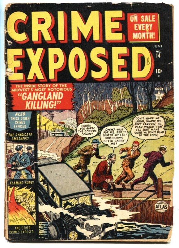 Crime Exposed #13 1952- Golden Age-last issue-Pre-code crime