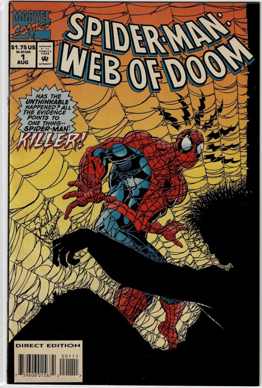 Spider-Man Web of Doom #1 VF (Word spreads; Spider-Man is out of his  web-head!) | Comic Books - Modern Age, Marvel, Spider-Man, Superhero /  HipComic