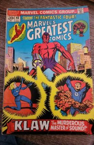 Marvel's Greatest Comics #43 (1973) Fantastic Four 