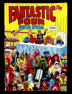 Fantastic Four Winter Special RARE Marvel UK 1983 Bronze Age Magazine size comic