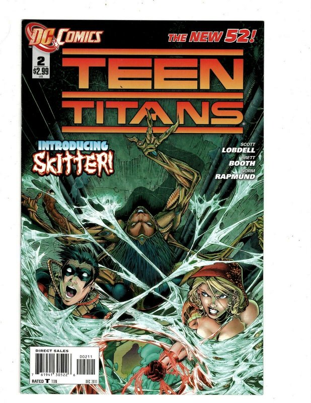 9 Teen Titans DC Comics # 1 2 9 11 13 14 15 18 19 Robin Raven Starfire J434