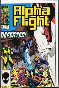 Alpha Flight #26 (1985) Alpha Flight