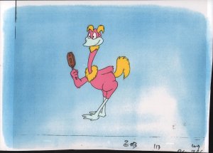 Star Wars: Ewoks Animation Cell Over Xeroxed Background - Vain Flamingo