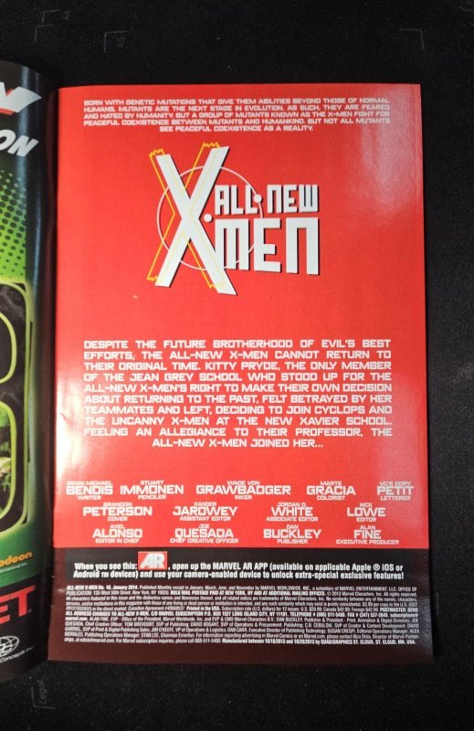 All-New X-Men #18, VF- Marvel, 2014