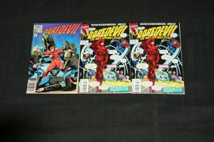 DAREDEVIL - 1982  FRANK MILLER LOT OF 14 COMICS... F - VF
