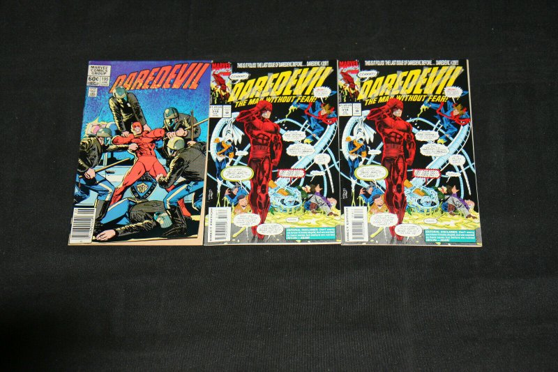 DAREDEVIL - 1982  FRANK MILLER LOT OF 14 COMICS... F - VF