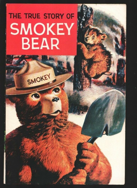 True Story of Smokey The Bear 1969-Origin issue-Fire prevention promo comic b...