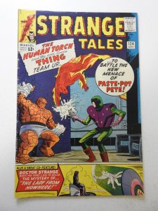 Strange Tales #124 (1964) FN- Condition! stain fc, ink fc
