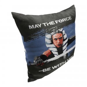 Star Wars Ahsoka May the Force Throw Pillow