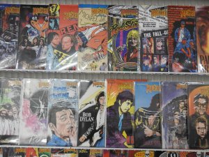 Huge Lot 80+ Rock n Roll Comix W/ Ozzy Osbourne, David Bowie, Grateful Dead+ VF-