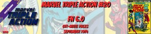 Marvel Triple Action 20 FN 6.0 Avengers Marvel 1974