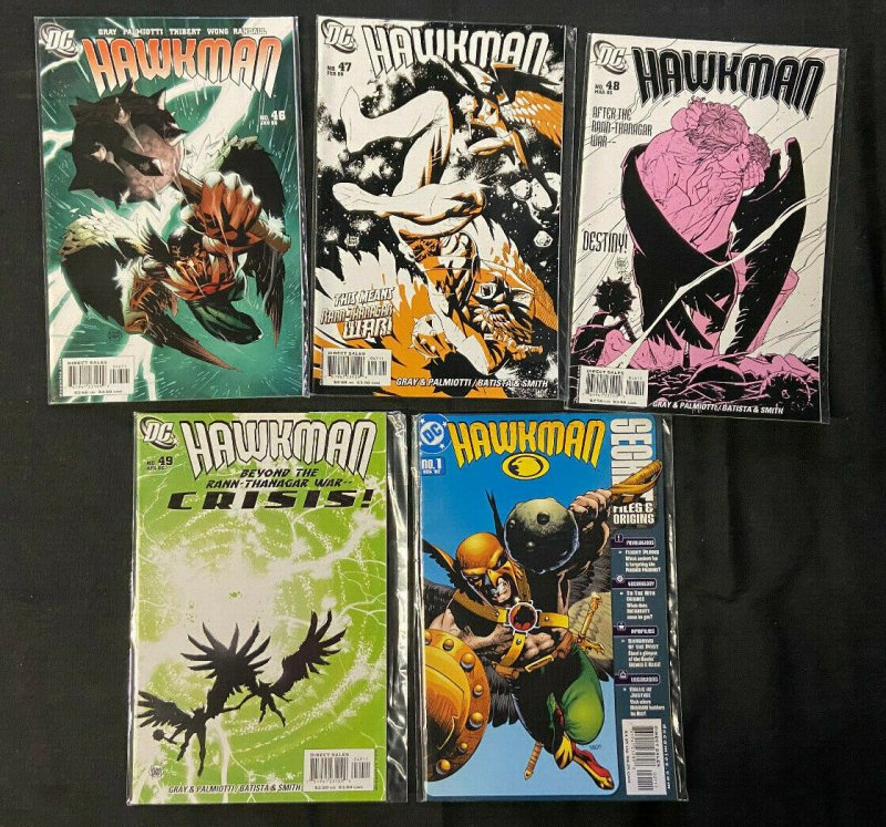 HAWKMAN COMICS #1-49 PLUS HAWKMAN SECRET ORIGINS #1  MOST FN-VF OR BETTER