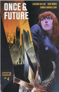Once & Future #4  9.0 (our highest grade)  Kieron Gillen!  Dan Mora!