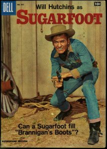 Four Color Comics #907 1958- Sugarfoot TV Photo cover Toth art VF-