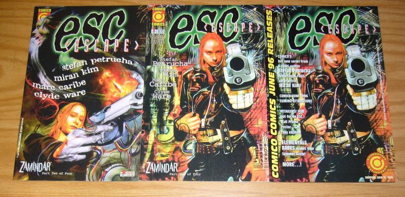 Esc #1-2 VF/NM complete series + poster - stefan petrucha - comico set lot