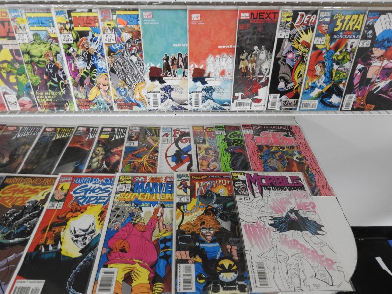 Huge Lot of 150+ Comics w/ Nightcrawler, Iron Man, Hulk Avg. VF- Condition