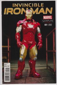 Invincible Iron Man #1 Cosplay Cover (2015) Iron Man