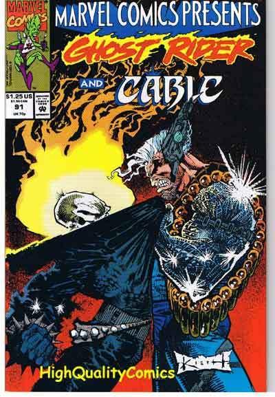 MARVEL COMICS PRESENTS #91, NM+, Sam Kieth, Ghost Rider, Wolverine, more MCP