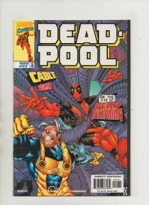 Deadpool #22 - Cable On The Eve Of Dead Reckoning - (Grade 9.2) 1998