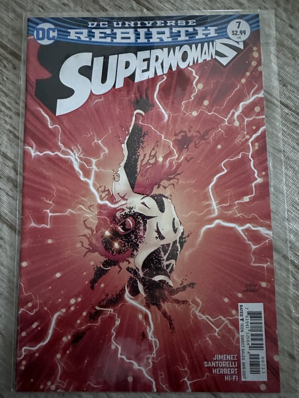 Superwoman #7 Andy Kubert Red Cover (2017) NM / VF +