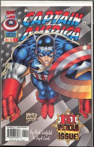 Captain America #1 Variant Cover (1996) Captain America [Key Issue]