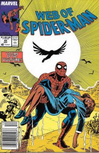 Web of Spider-Man, The #45 (Newsstand) VG ; Marvel | low grade comic Vulture