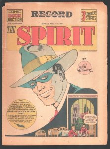 Spirit 8/25/1940-Will Eisner- Lady Luck- Mr Mystic -G- 