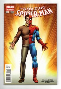AMAZING SPIDER-MAN #01 (2014) JOHN ROMITA | C.O.B.R.A. | 1ST CAMEO SILK