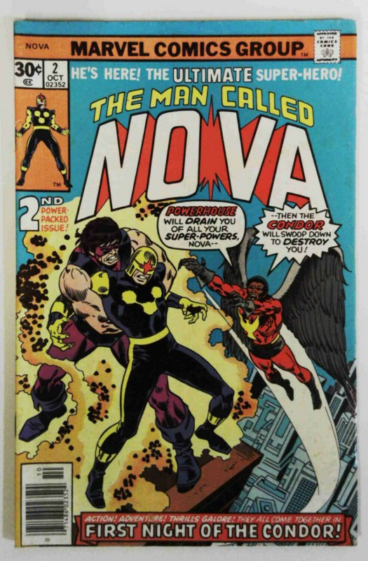 The Man Called Nova #2  FN-  1st app of Condor & 2nd app of Nova  Comic  1976