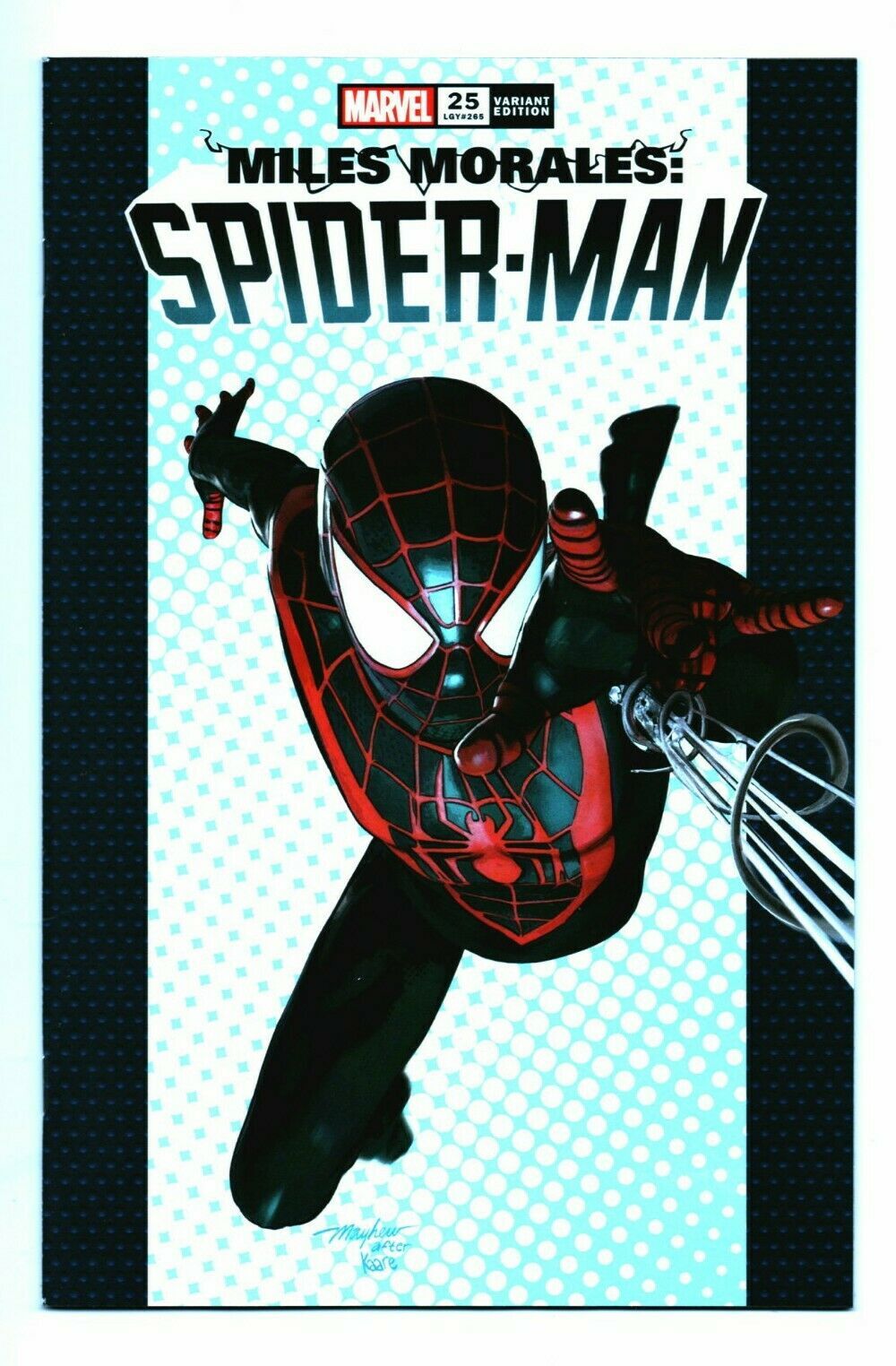 WHAT IF...MILES MORALES #1 Mike Mayhew Studio Variant Cover A Justice Glow Signed with COA