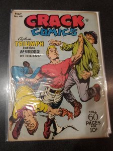 CRACK COMICS #48  1947 RARE GOLDEN AGE FINE +