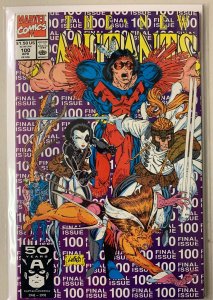 New Mutants #100 Direct Marvel 1st Series (8.0 VF) (1991)