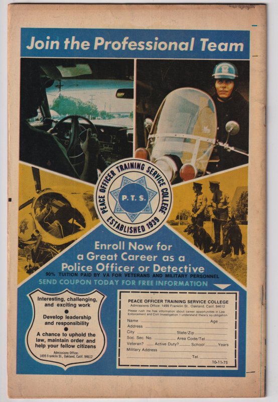 Midnight Tales #15 (1975) Professor Coffin the Midnight Philosopher