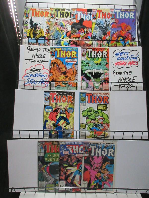 Mighty Thor (Marvel 1991-3) #432-465 Lot of 30Diff Ron Frenz Marz Zick +++