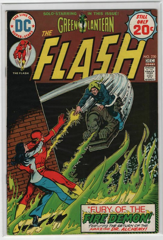 Bronze Age Flash Comics #230 6.0 Fine condition Bronze Age 1974