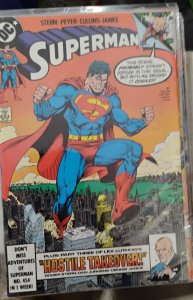 SUPERMAN # 31 1989  DC comics  HOSTILE  TAKEOVER