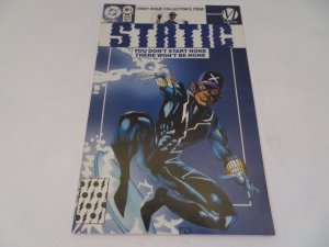 Static #1 Direct Edition (1993)Blue Variant Comic Book NM- 9.2