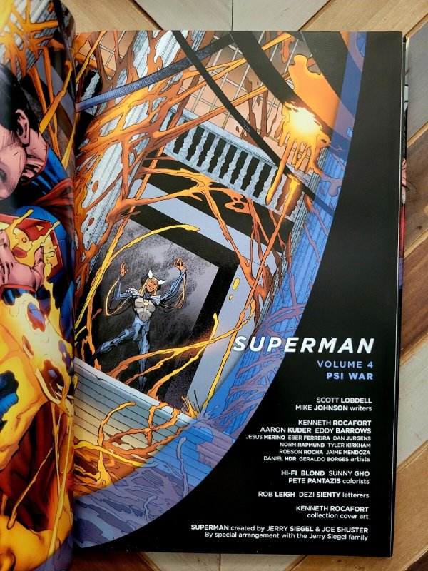 Superman Vol.4 (DC Comics 2014) HARDCOVER PSI War / New 52 / Graphic Novel